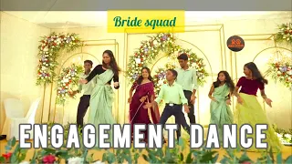 ENGAGEMENT DANCE BY BRIDE SQAD | Reshma & Ajeesh