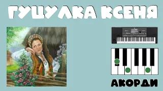 ГУЦУЛКА КСЕНЯ 🎹 Акорди для синтезатора 🌄 Весільна пісня з Карпат 🎵 Українські народні пісні