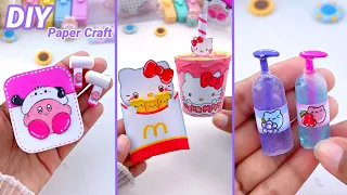 DIY Miniature Crafts Idea / Easy Craft Ideas / school hacks / paper craft / mini craft / how to make