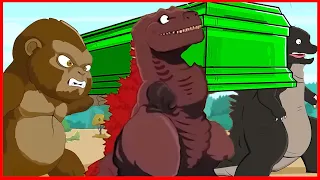 Godzilla x Kong x Shin Godzilla vs Virus Shin Godzilla - Coffin Dance Meme Song Cover