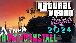 How to Install NaturalVision Evolved NVE+ 2023 Quickest way ENB For FiveM |GTA5