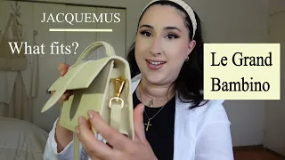 Jacquemus Le Grand Bambino | What fits inside? | Ciara Lynn