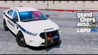 GTA 5 LSPDFR #753 Los Santos Police - Slicktop Ford Police Interceptor Patrol