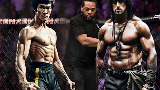 Bruce Lee vs John Ramboo ( EA Sports UFC 5 ) wwe mma