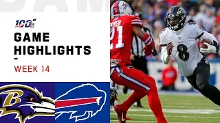 Ravens vs. Bills Week 14 Highlights | NFL 2019