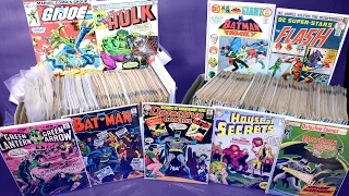 Epic Comic Book Collection Pickups Garage Sale Haul Silver Age Bronze Age Key Issue Video