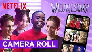 The Wednesday Cast Takes The Camera Roll Challenge | Netflix