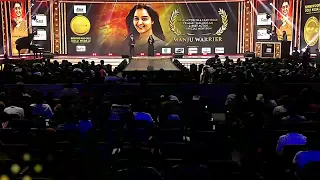 manju warrier || behindwoods award function