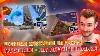 РЕАКЦИЯ ЗАКВИЕЛЯ НА ФЕРМУ ТРОСТНИКА  - "ЛАГ МАШИНУ" КРОЛИКА  | МайнШилд 2