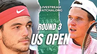 Taylor Fritz vs Jakub Menšík US Open Round 3 LIVE commentary