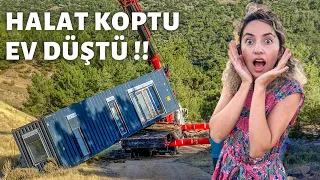 BU EV 4 METREDEN YERE ÇAKILDI Ama Hala SAĞLAM!!! - Konteyner EV TURU