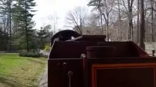 Looking over the locomotive @ Busch Gardens Williamsburg