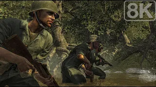 Peleliu Island 1944 (Retake The Airfield) Call of Duty World at War - Part 3 - 8K