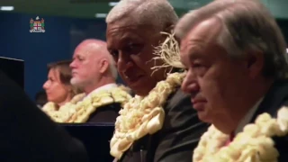 Fijian Traditional Welcome Ceremony at the Opening of the UN Oceans Conference, New York