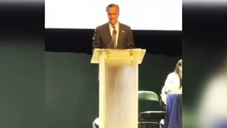 Mitt Romney Brutally Booed, Called "Traitor," By Trumpist Republicans!