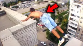 Top 5 Craziest PARKOUR MOMENTS CAUGHT ON CAMERA! (Most Insane POV Parkour Videos 2017)