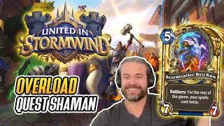 (Hearthstone) Overload Quest Shaman - United in Stormwind