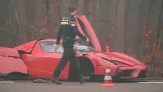 автомеханик разбил Ferrari enzo за 3 миллиона евро