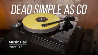 TWO triple plinth turntables Music Hall mmf-9.3 review and comparison