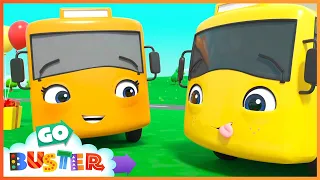 Buster Saves His Friends! Go Buster | Go Buster - Bus cartoons & Kids stories | ABCs and 123s