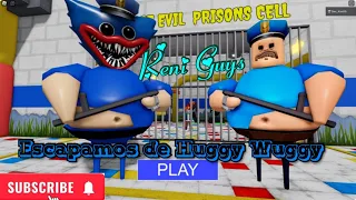 Escapamos de Huggy Wuggy en Roblox 🎮😱😱😲