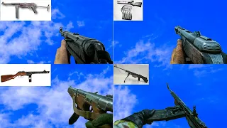 All COD WW2 Weapons|NO HUD|Real Names|Origins| Catridges and Pictures