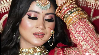 Beautiful H.D Bridal Makeup Tutorial | With Products knowledge | Affordable & New Bridal Look