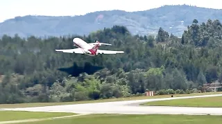 Overloaded Plane Can't Climb