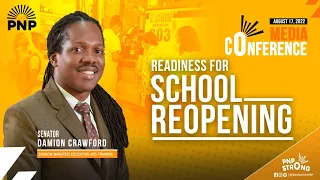 Readiness for School Reopening | Senator Damion Crawford | Education Press Conference