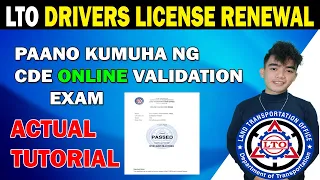 Drivers License Renewal 2024 Requirements | Paano kumuha ng CDE Online Exam LTO