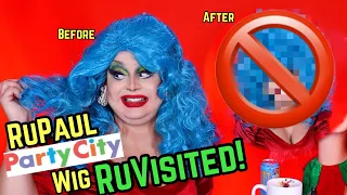 TRANSFORMING A RUPAUL PARTY CITY WIG | RUVISITED!