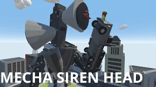 Building MECHA SIREN HEAD -- Tiny Town (VR)