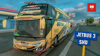 BUS PARIWISATA 44 TRANS SUSPENSINYA CAKEPPP MENTUL | EURO TRUCK SIMUALTOR 2