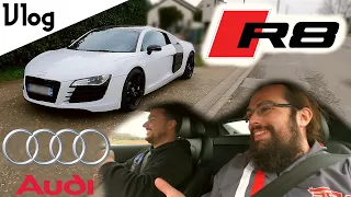 "Vlog" Balade en SUPERCAR avec GLB 😲 "AUDI R8"