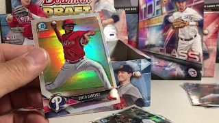 Opening Hobby Jumbo Box #1 of 2018 Bowman Draft Baseball Cards 4 AUTOS!!