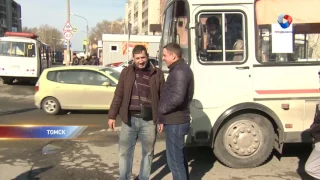 Перевозчики в Томске блокируют автобусы конкурентов