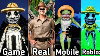 Zoonomaly Zoo Keeper Real Vs Game Vs Mobile Vs Roblox Character Comparison