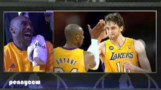 Kobe Bryant LAST NBA Game FULL coverage *60pts, Intro, Speech, Press con