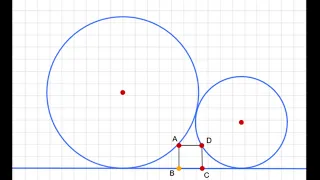 A fantastic geometry puzzle! A tale of two circles and a square