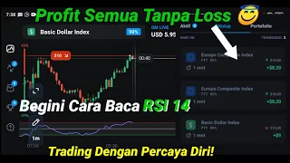 Trading Paling Simple & percaya diri dengan Strategy RSI 14, Profit semua tanpa Loss