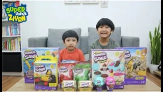 WOW Satisfying Banget Main Kinetic Sand Pasir Ajaib  Superduper Ziyan! | Toyspedia