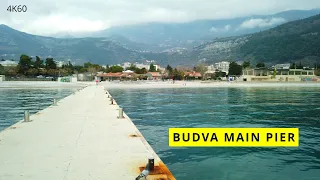 🌴Budva🏖️Main Pier🌞Montenegro🇲🇪2024📷4K60