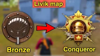 Livik map Tips And Trick 100% Bronze to Conqueror / Conqueror rank push tips and tricks / bgmi pubg