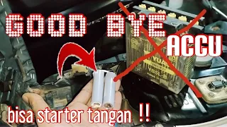 Motor gak usah pakai AKI, pakai ini saja bisa dobel starter