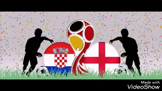 English - Croatian ( FIFA WORLD CUP RUSSIAN 2018  Football match : England vs Croatia )