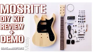 Johnny Ramone MOSRITE Style guitar kit REVIEW and DEMO