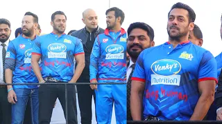 Salman Khan is here to cheer for Mumbai Heroes vs Telugu Warriors | CCL