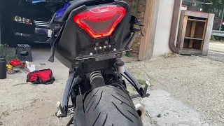 Yamaha MT07 TST Industries Turn Signal Setup Front and Rear