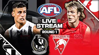 Collingwood vs Sydney Swans | AFL Round 1, 2024 Live Watch Along