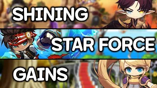 MY DAWN WARRIOR IS CRAZY!!! SHINING STAR FORCE GAINS